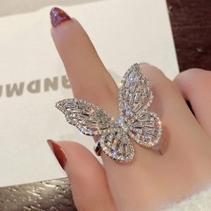 13K butterfly ring